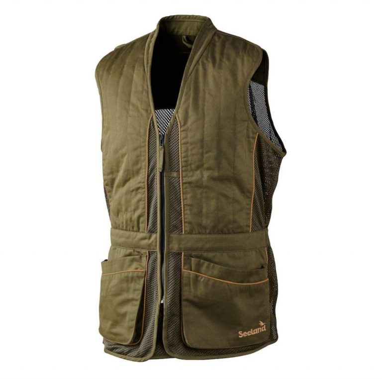 SEELAND Men’s Skeet Shooting Waistcoat Duffel Green Shooting Vests
